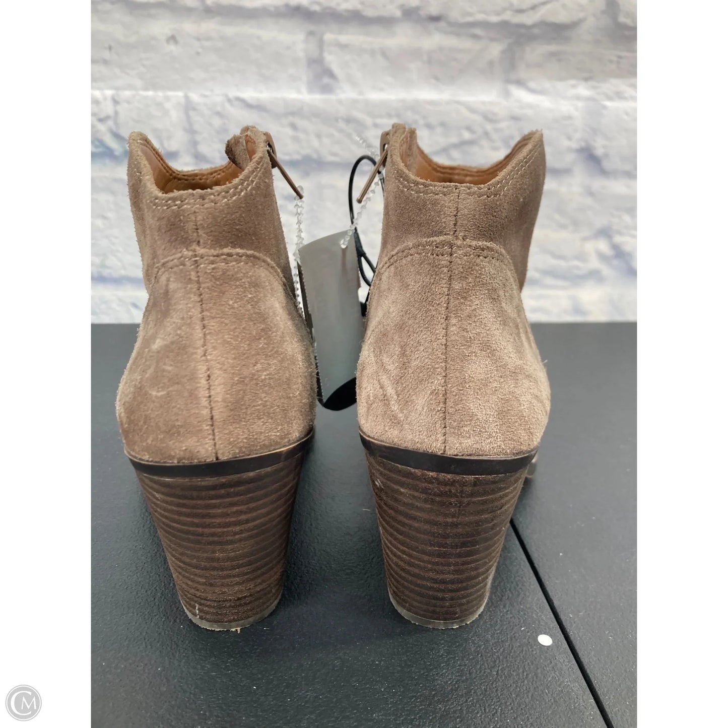 Boots Ankle Heels By Lucky Brand In Beige, Size: 7