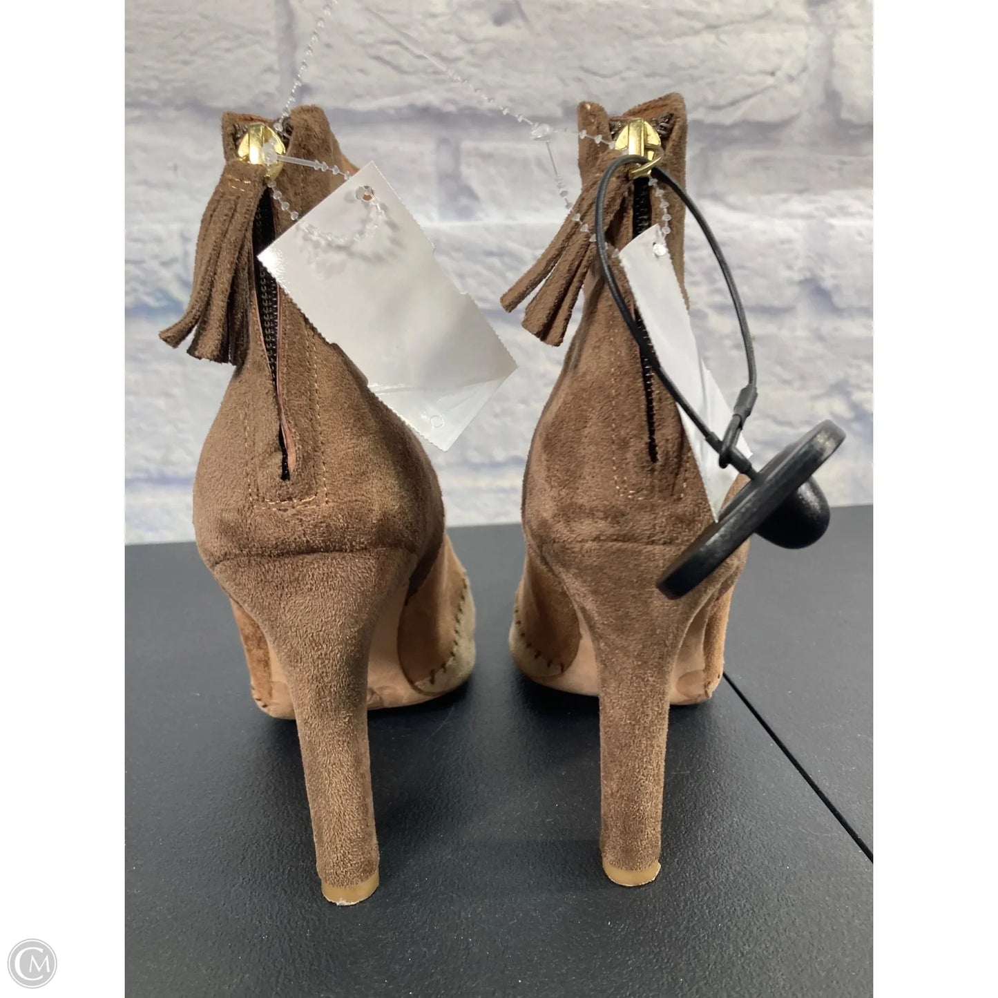 Boots Ankle Heels By Joie In Brown, Size: 7
