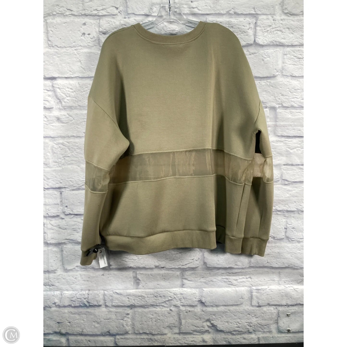 Sweatshirt Crewneck By Anthropologie In Green, Size: Xl