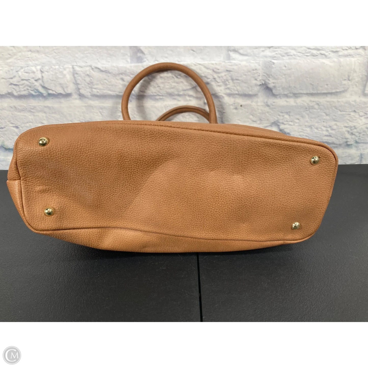 Handbag Leather By Tommy Hilfiger, Size: Medium