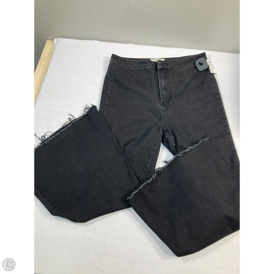 Jeans Flared By We The Free In Black Denim, Size: 10