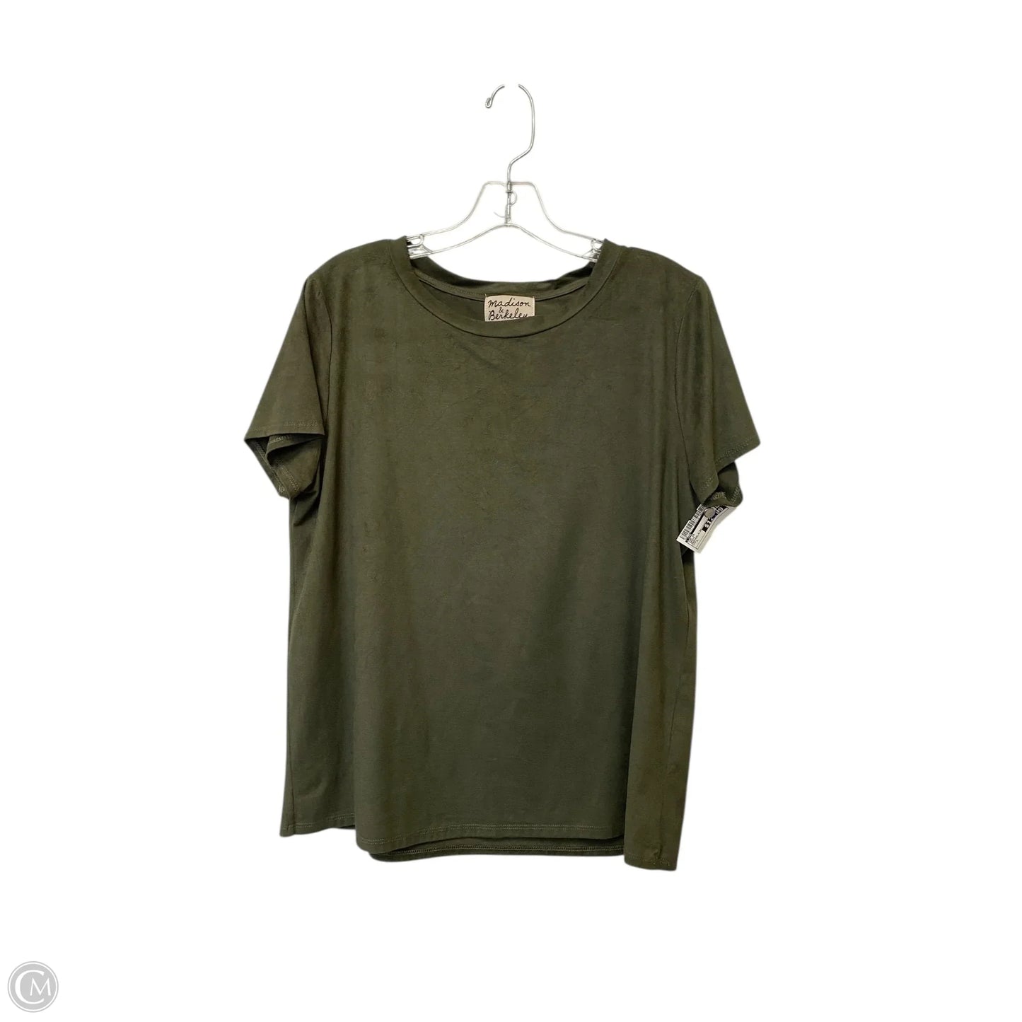 Top Short Sleeve By Cmb In Green, Size: L