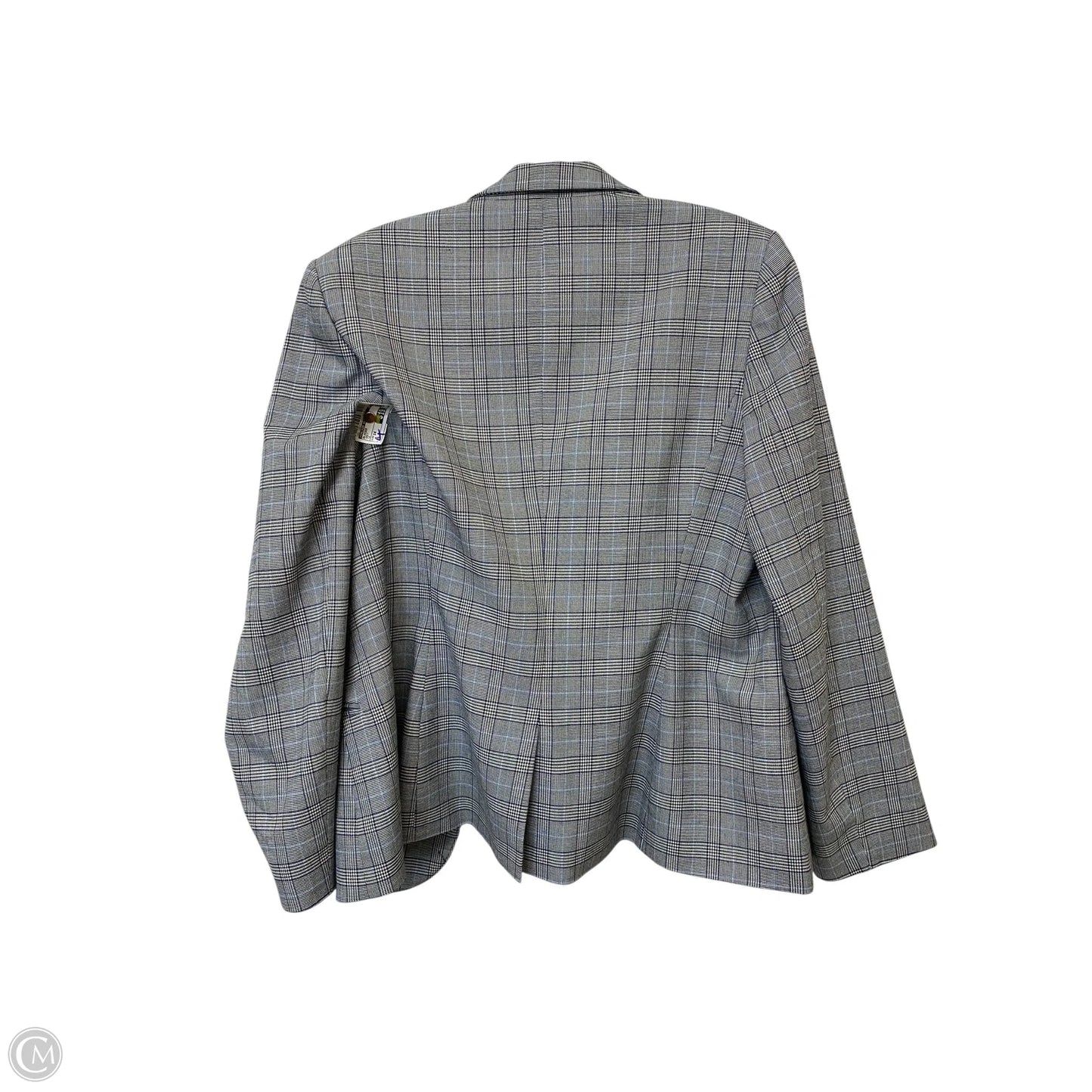 Blazer By Calvin Klein In Grey, Size: 14