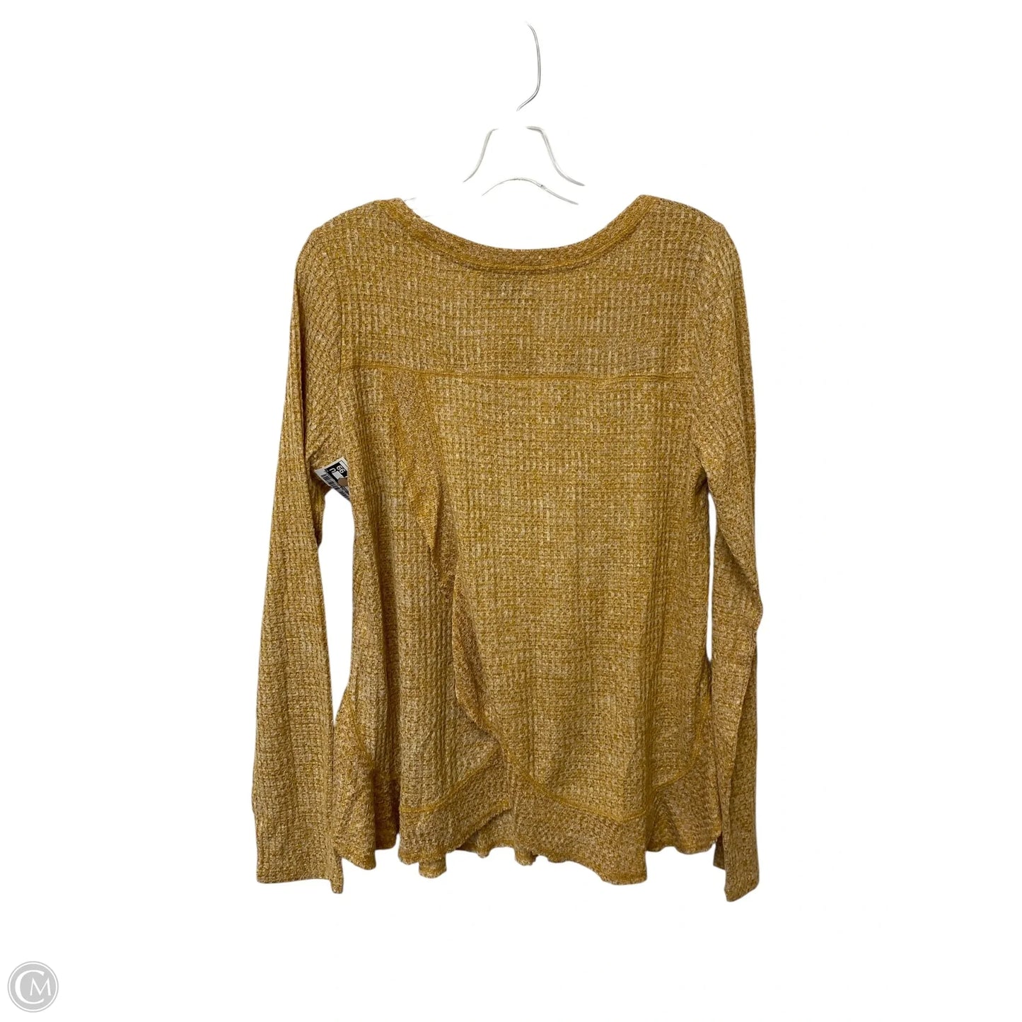 Top Long Sleeve By Saturday/sunday In Yellow, Size: M