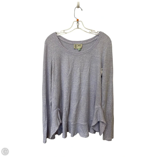 Top Long Sleeve By Saturday/sunday In Purple, Size: M