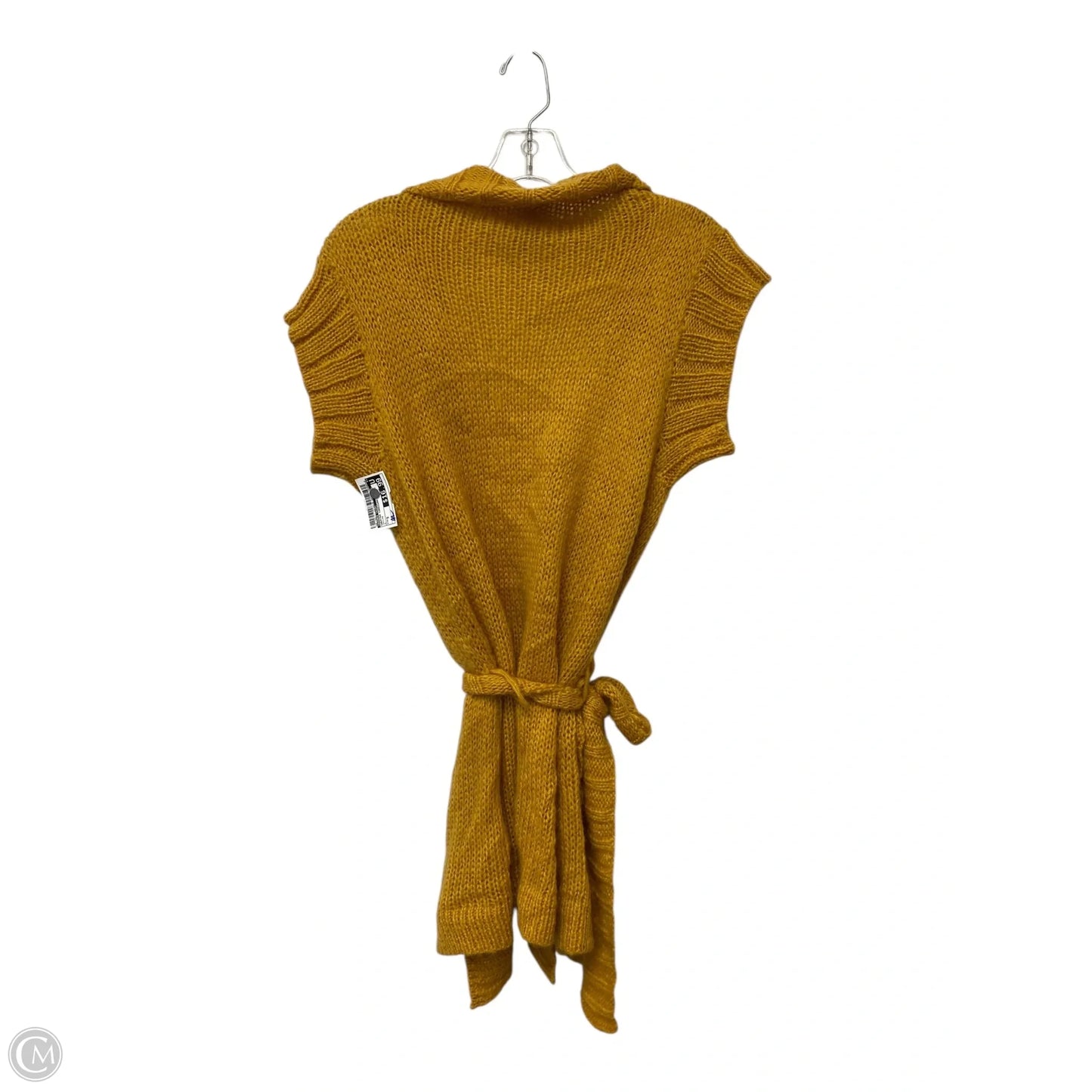Sweater Cardigan By Wooden Ships In Yellow, Size: S