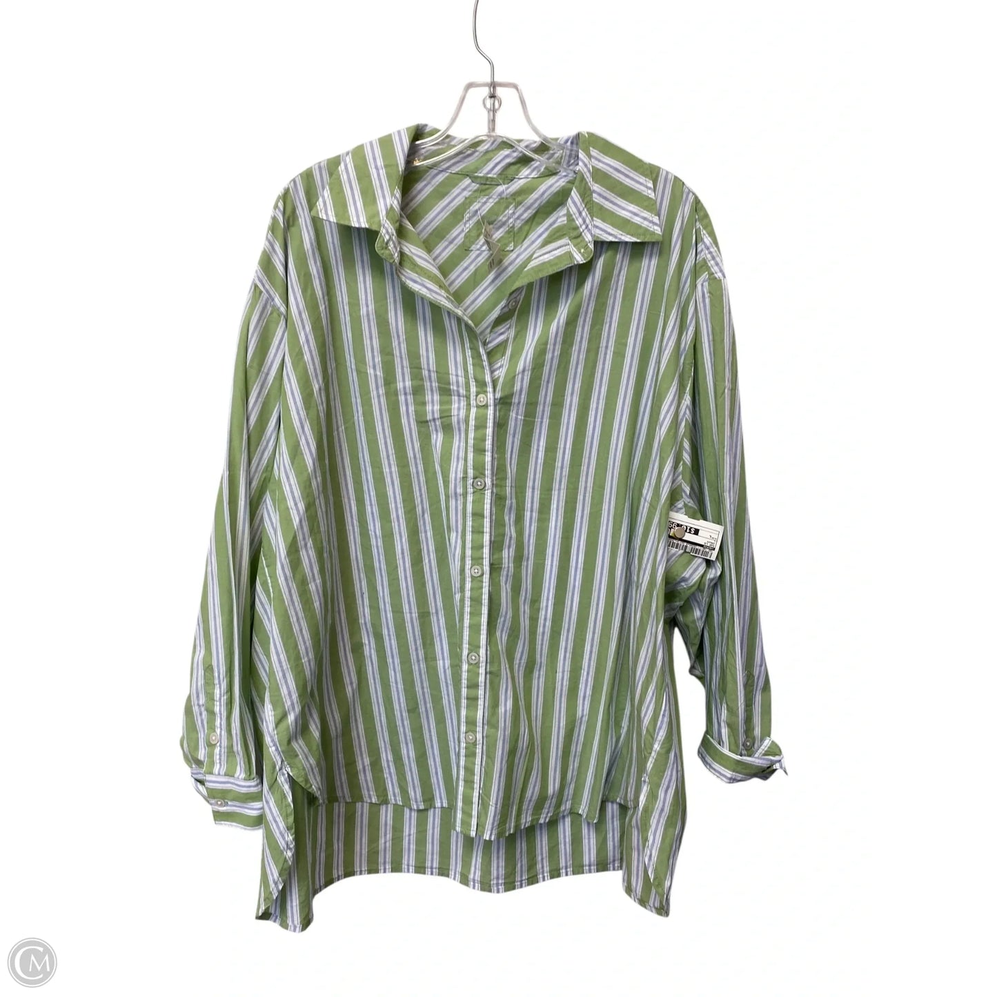 Top Long Sleeve By Aerie In Green, Size: L