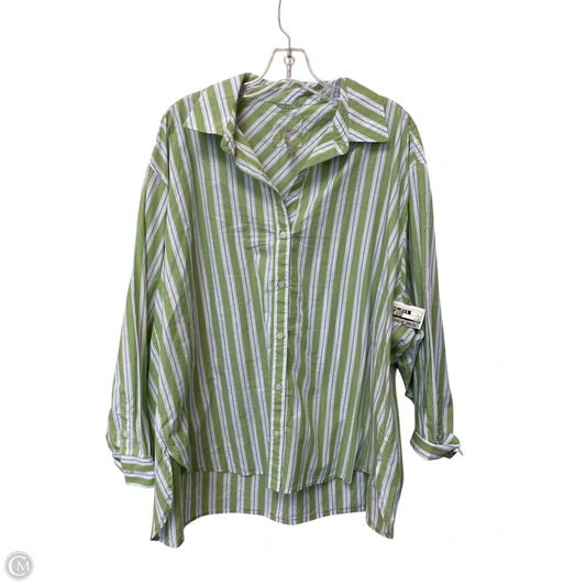 Top Long Sleeve By Aerie In Green, Size: L