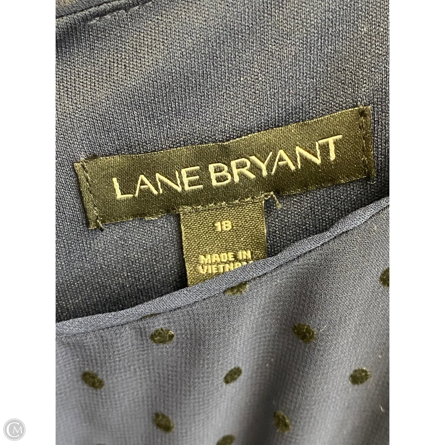 Dress Casual Midi By Lane Bryant In Blue, Size: Xl