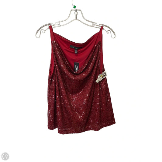 Tank Top By White House Black Market In Red, Size: L