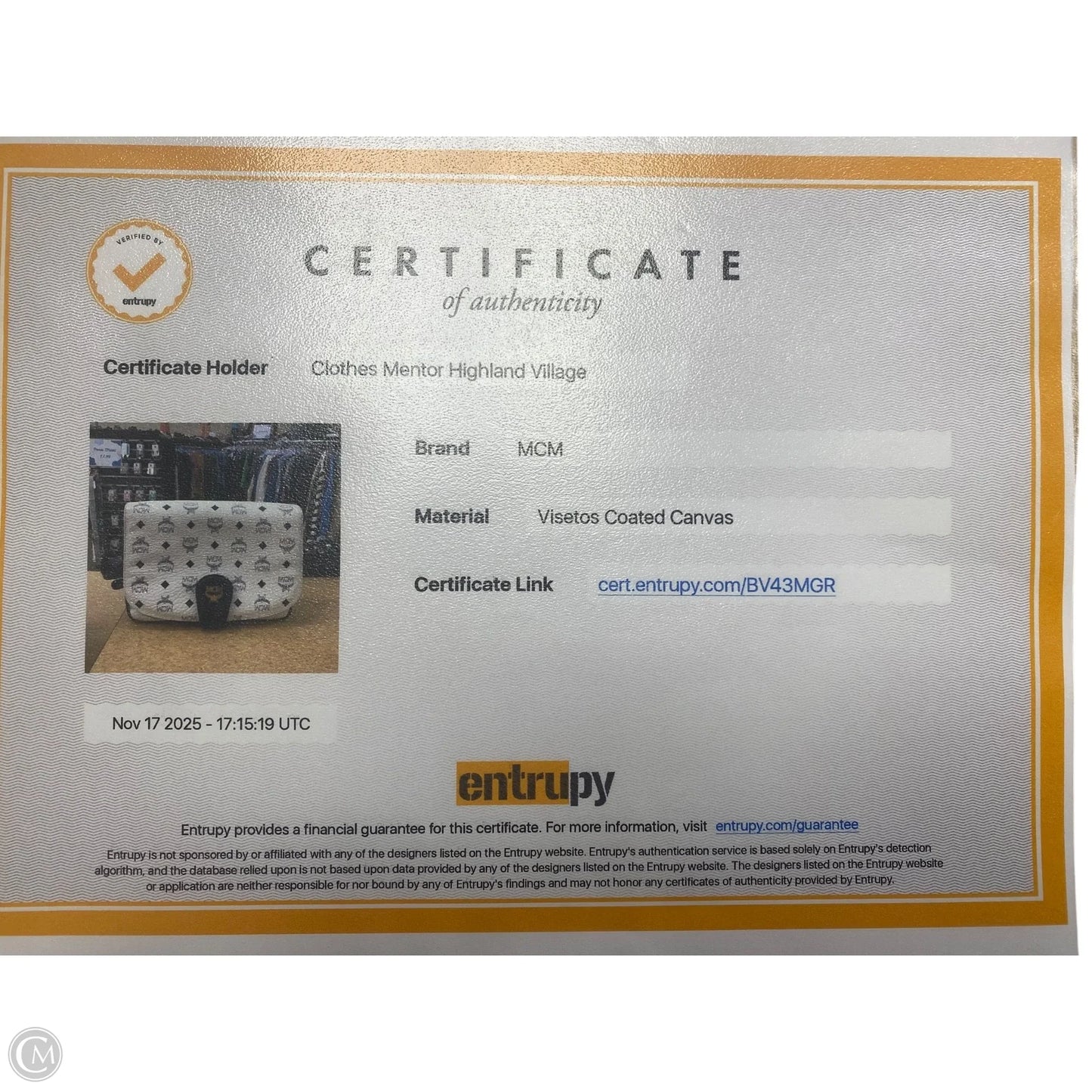 Handbag Luxury Designer By Mcm, Size: Medium