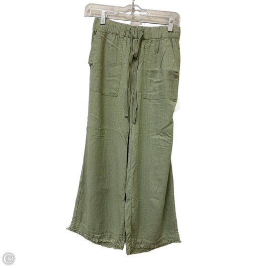 Pants Linen By Thread And Supply In Green, Size: Xxs