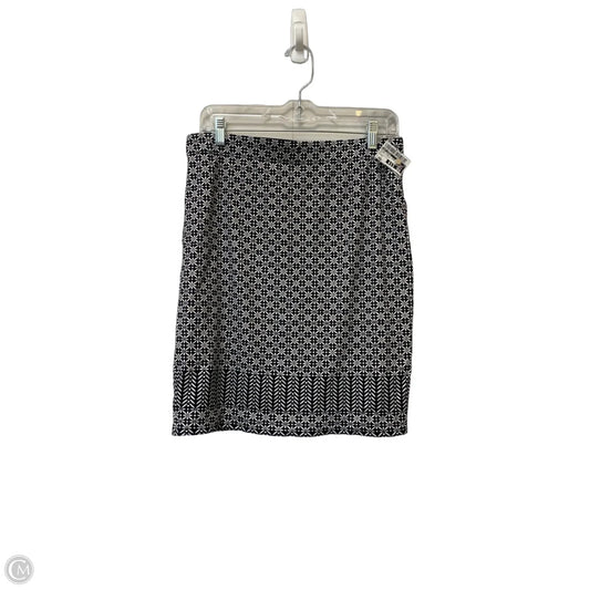 Skirt Mini & Short By Max Studio In Black & White, Size: M