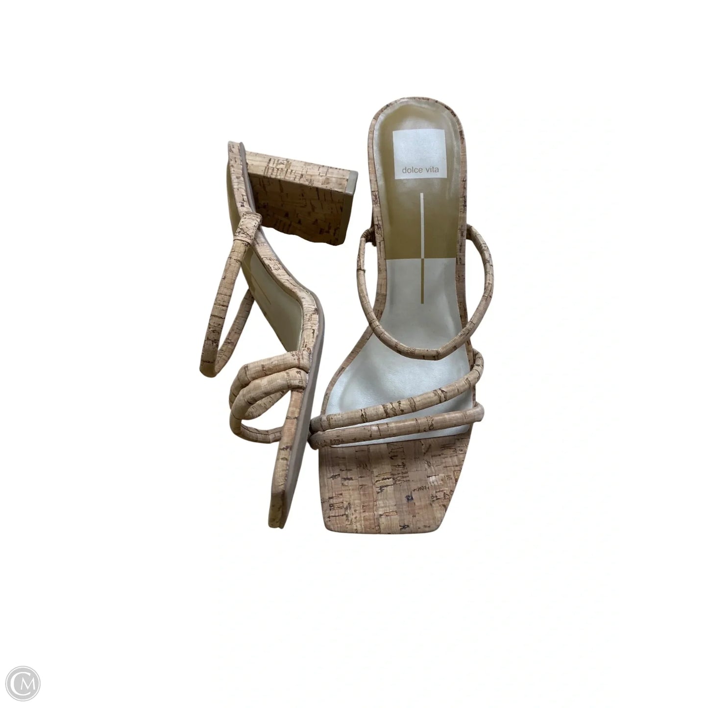Sandals Heels Block By Dolce Vita In Brown, Size: 8