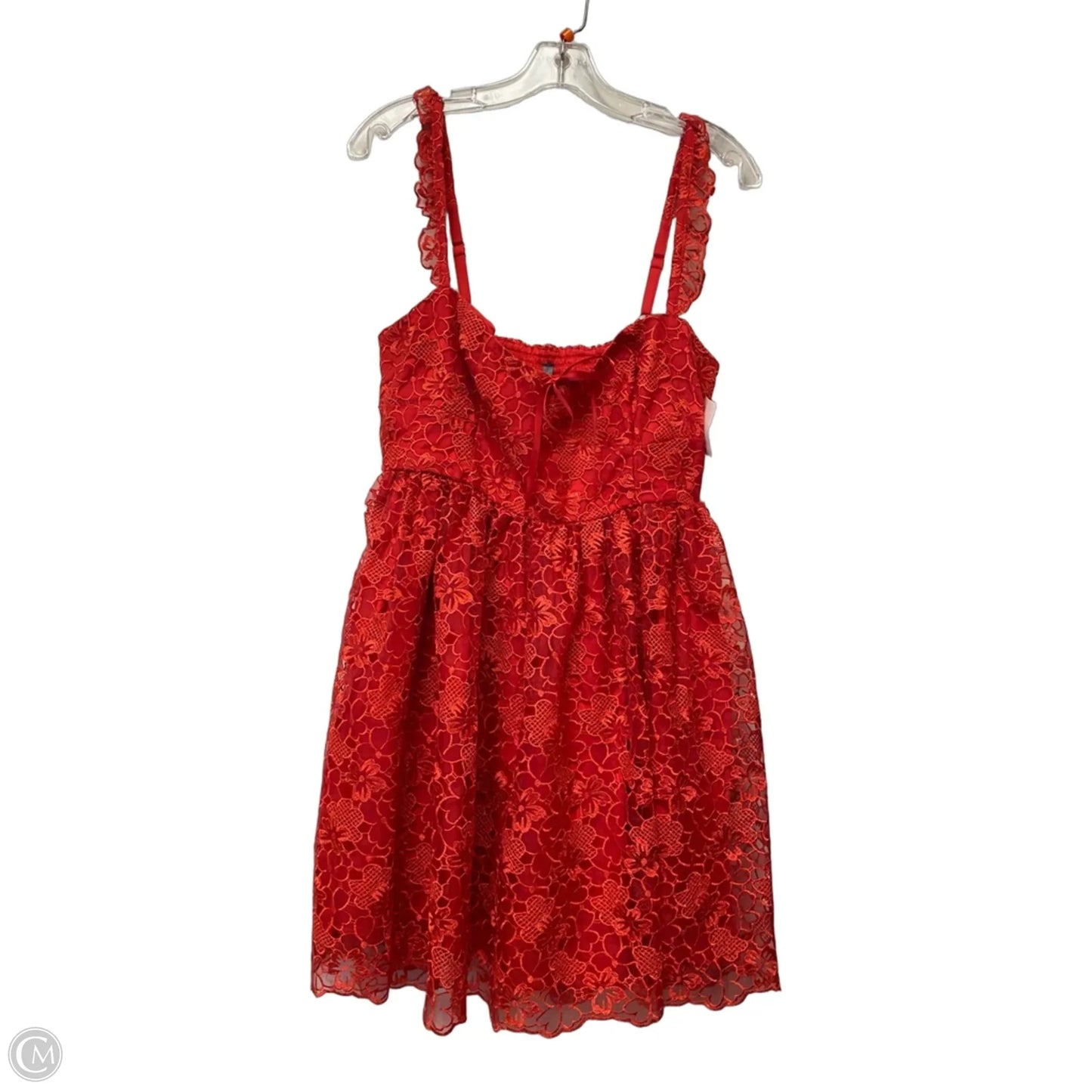 Dress Party Short By Anthropologie In Red, Size: M