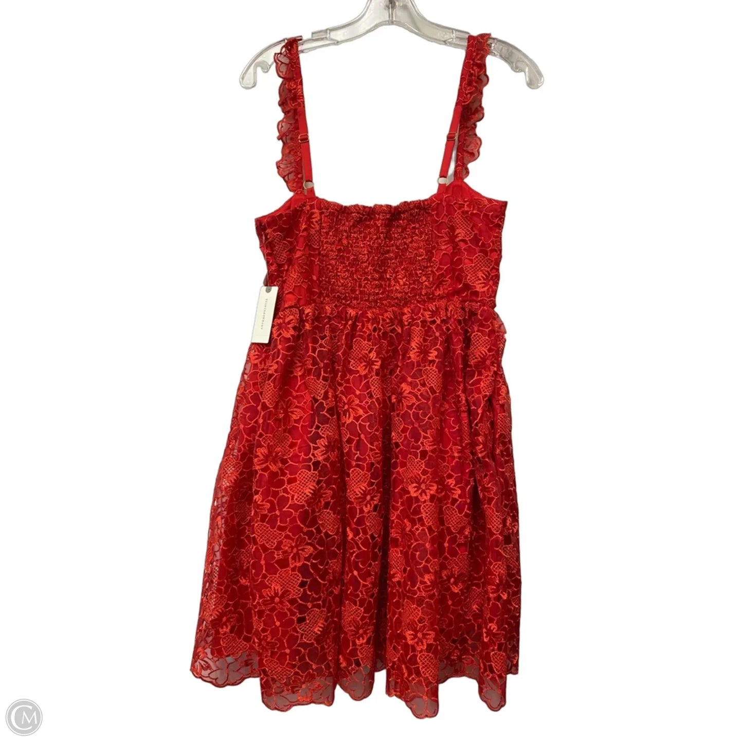 Dress Party Short By Anthropologie In Red, Size: M