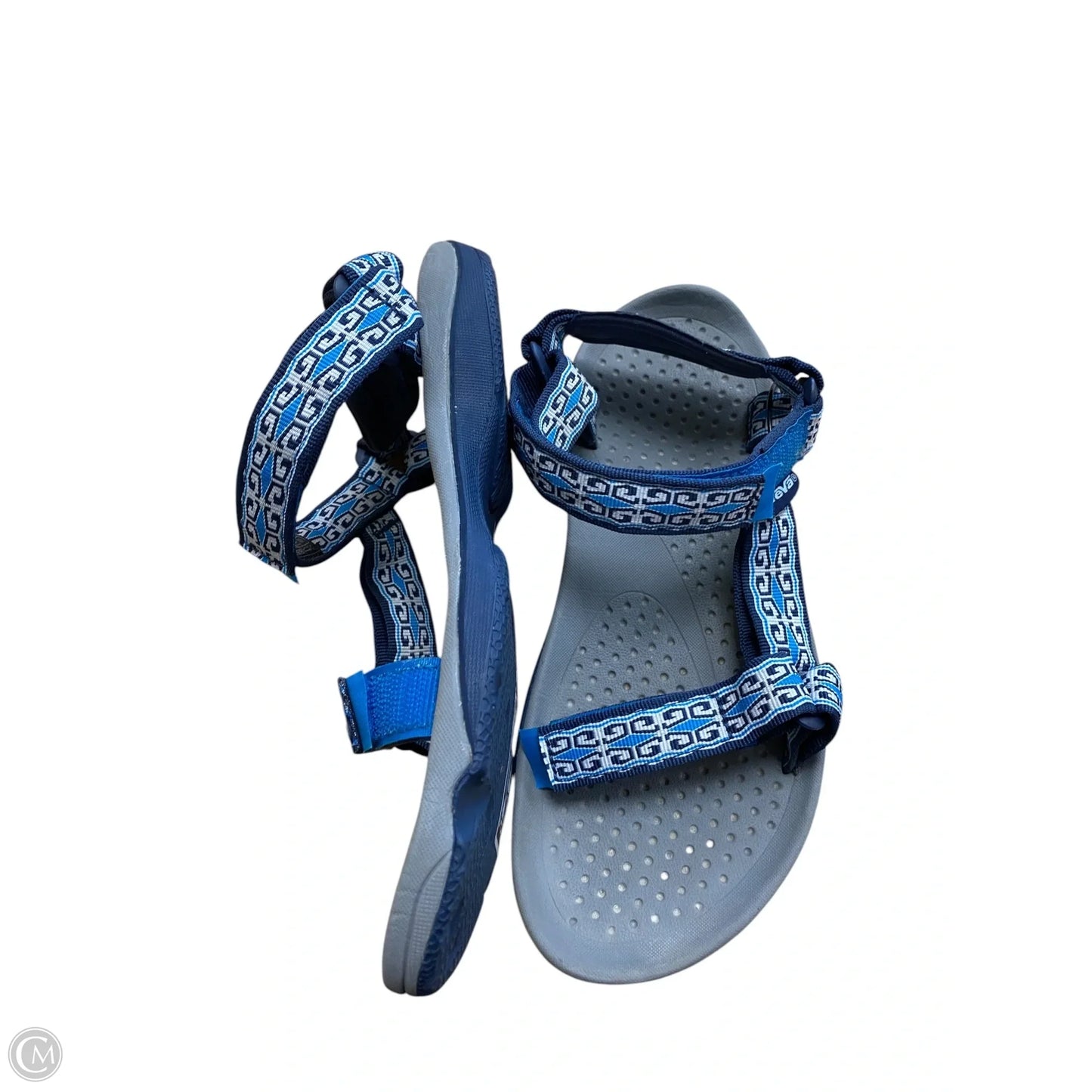 Sandals Sport By Teva In Blue & Grey, Size: 8