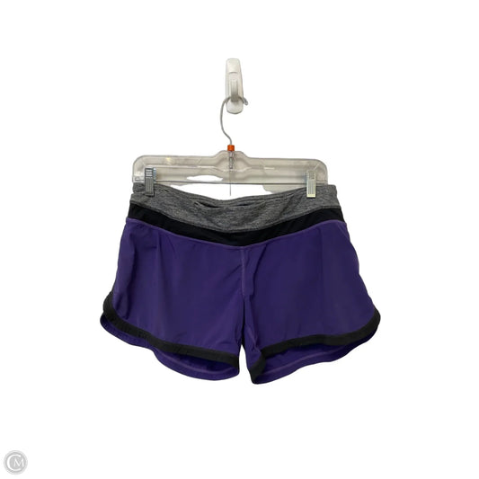 Athletic Shorts By Lululemon In Purple, Size: 6
