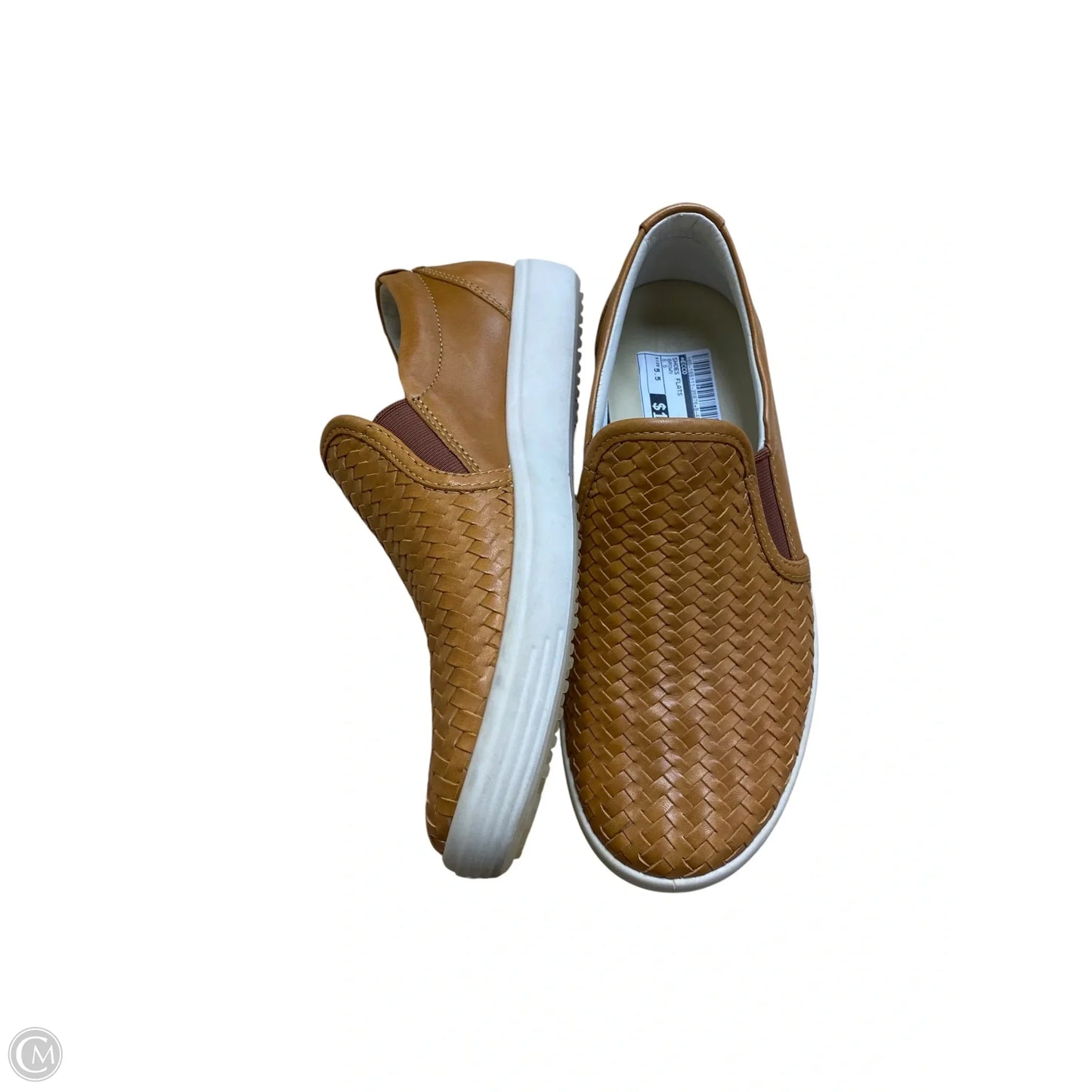 Shoes Flats By Ecco In Brown, Size: 5.5