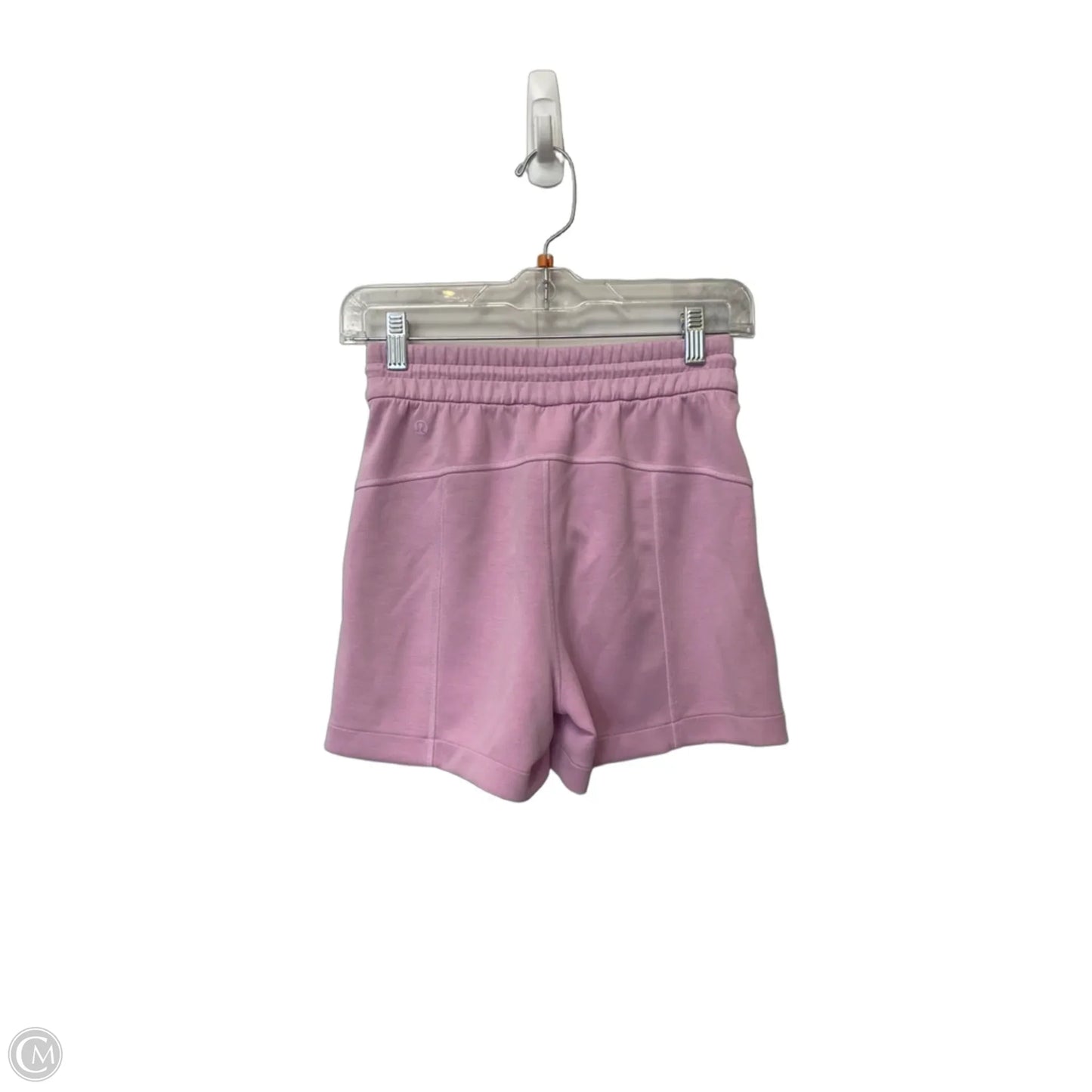 Athletic Shorts By Lululemon In Pink, Size: 2