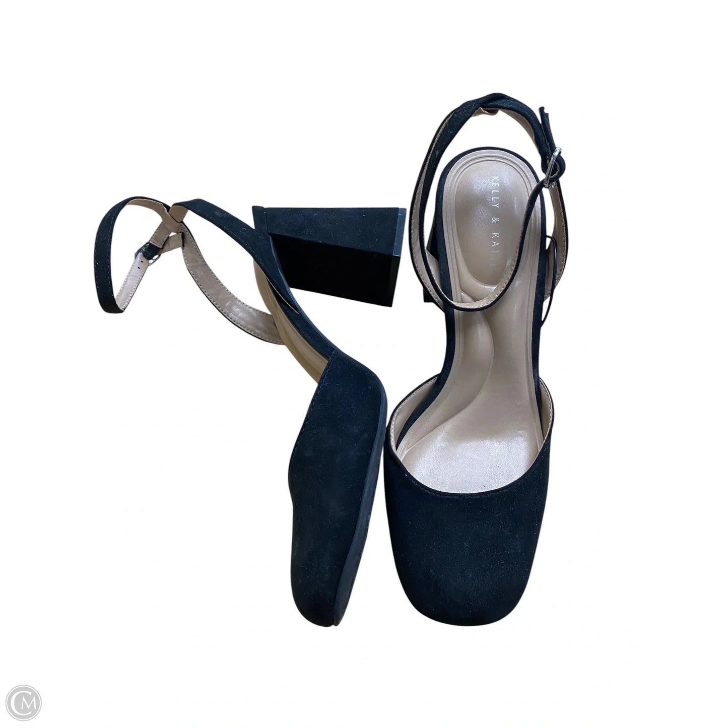 Shoes Heels Block By Kelly And Katie In Black, Size: 9