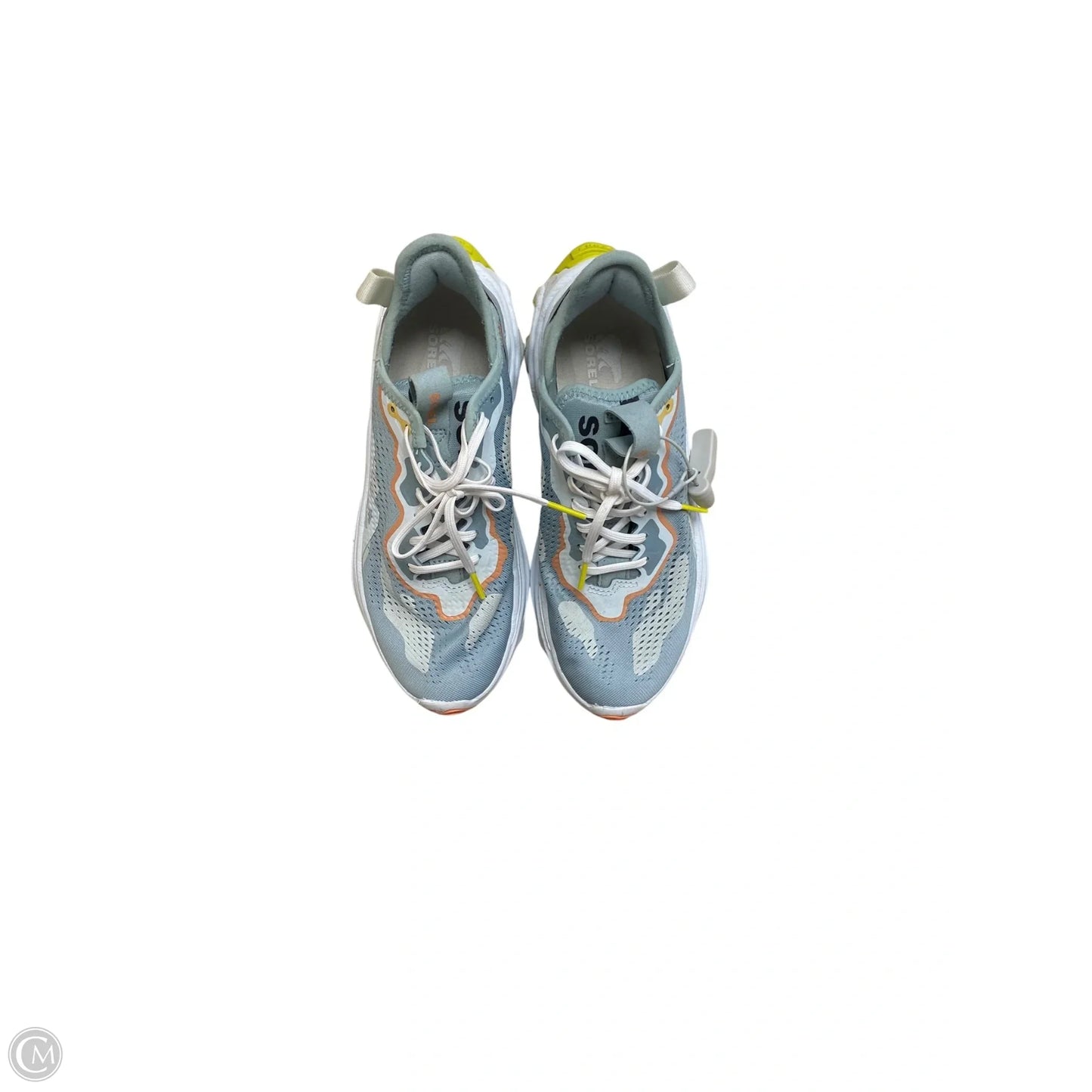 Shoes Athletic By Sorel In Green & Grey, Size: 6.5