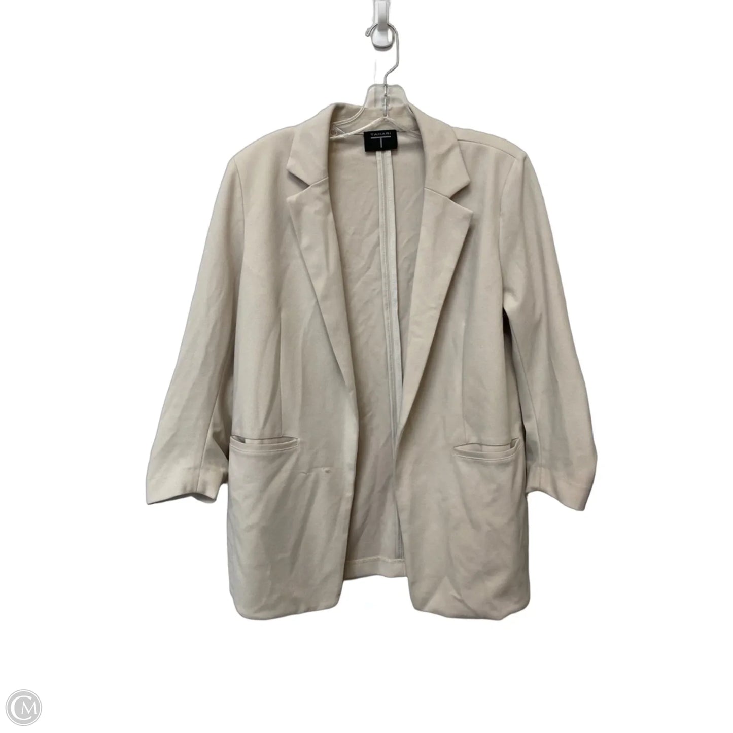 Blazer By Tahari In Tan, Size: L