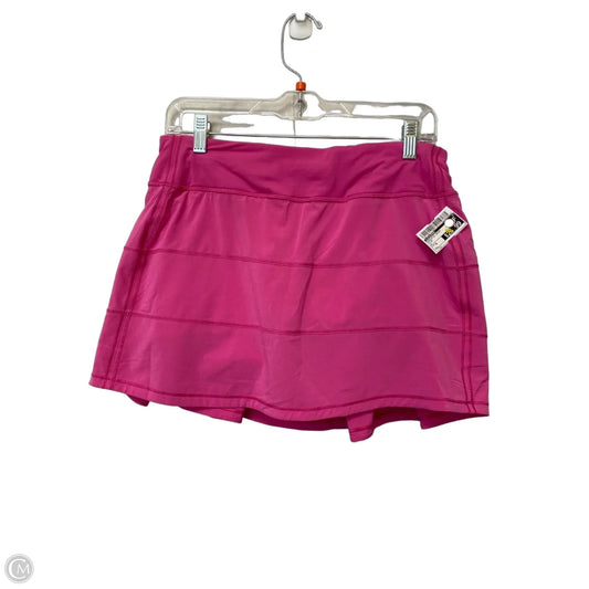 Athletic Skirt By Lululemon In Pink, Size: 8