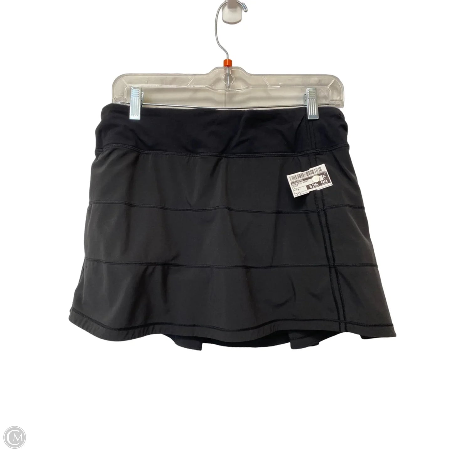 Athletic Skirt By Lululemon In Black, Size: 8
