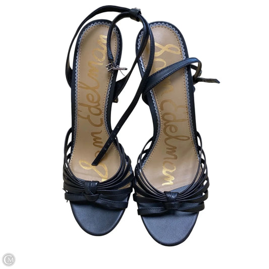 Sandals Heels Stiletto By Sam Edelman In Black, Size: 8.5