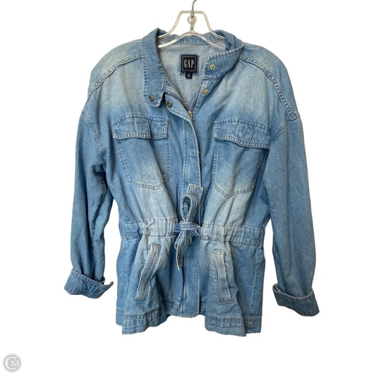 Jacket Denim By Gap In Blue Denim, Size: M