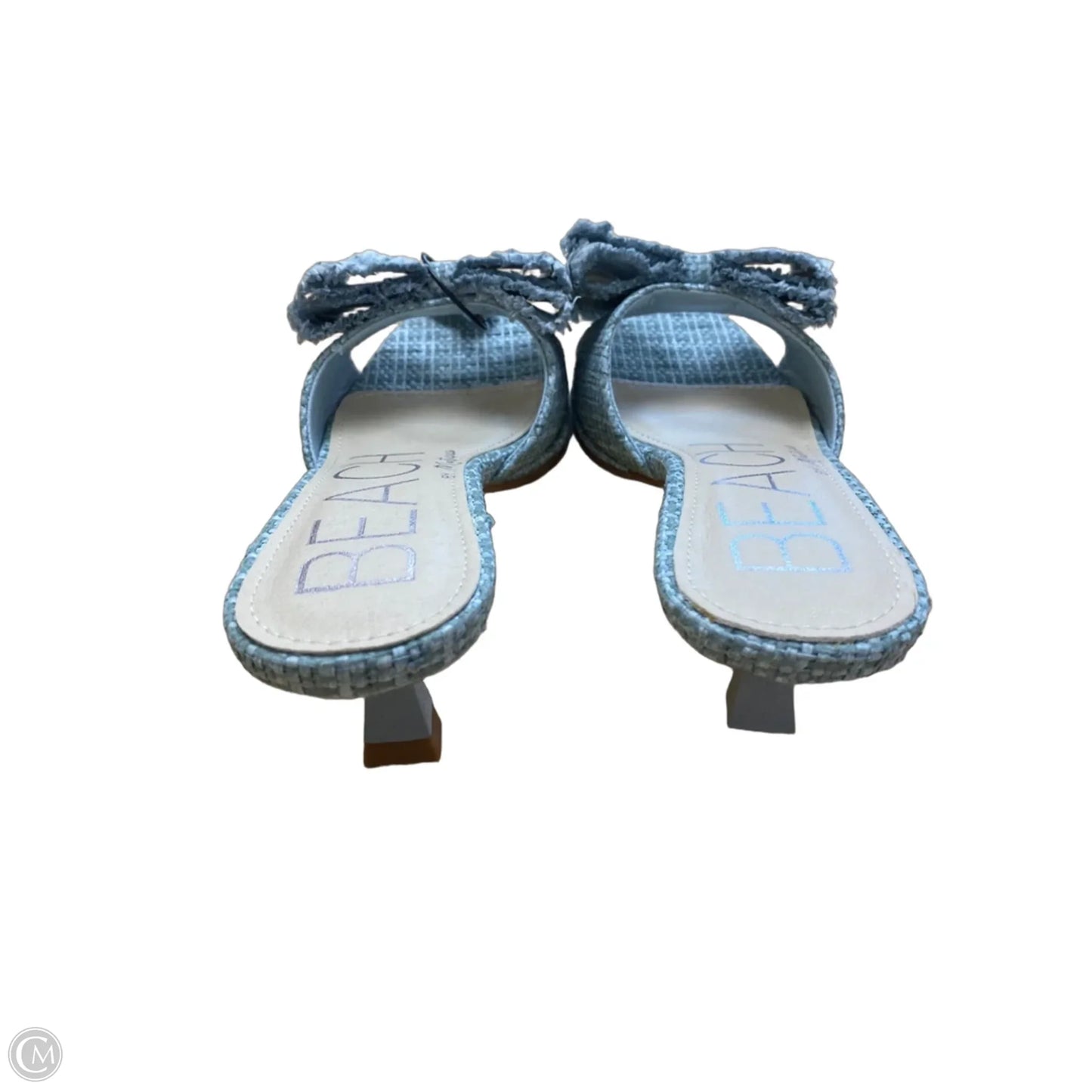 Sandals Heels Kitten By Matisse In Blue, Size: 9