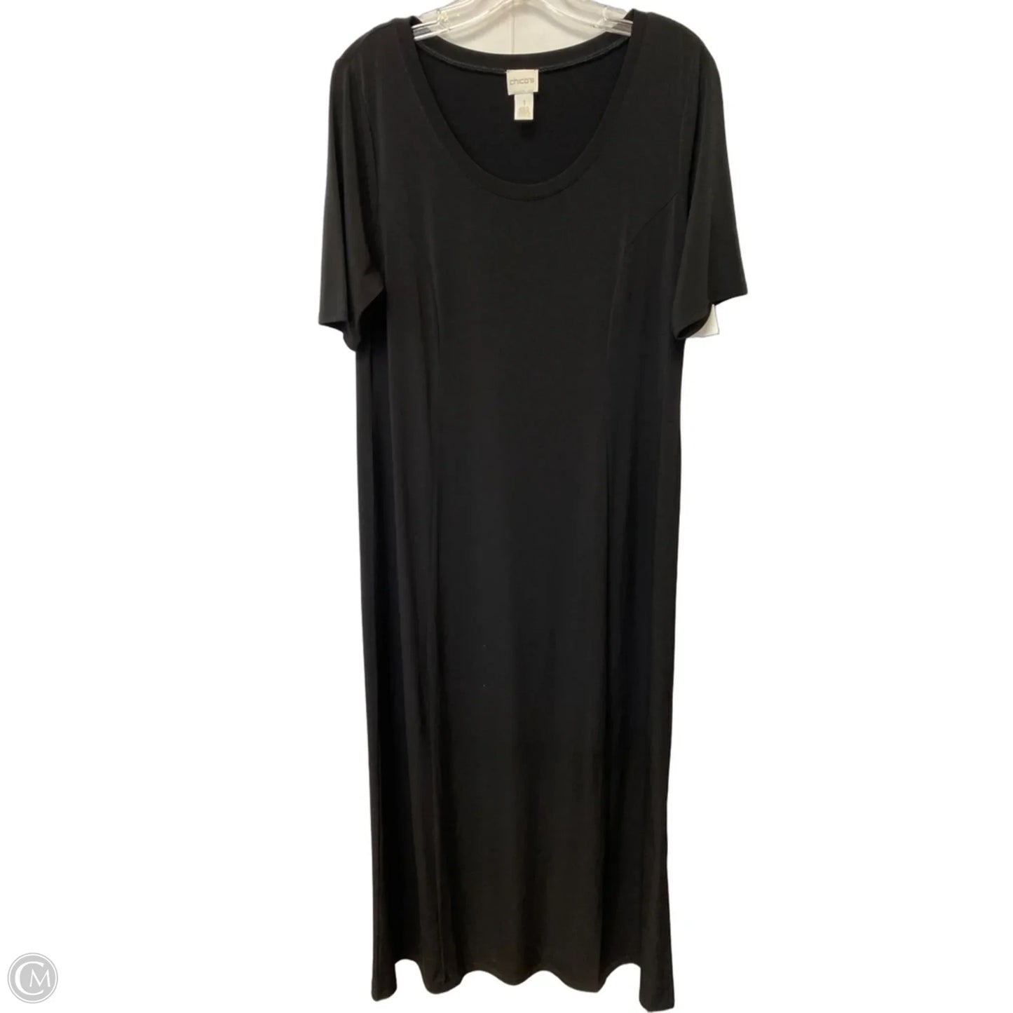Dress Casual Maxi By Chicos In Black, Size: M