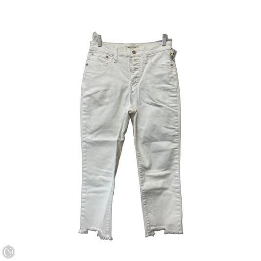 Pants Cropped By Madewell In White, Size: 2p