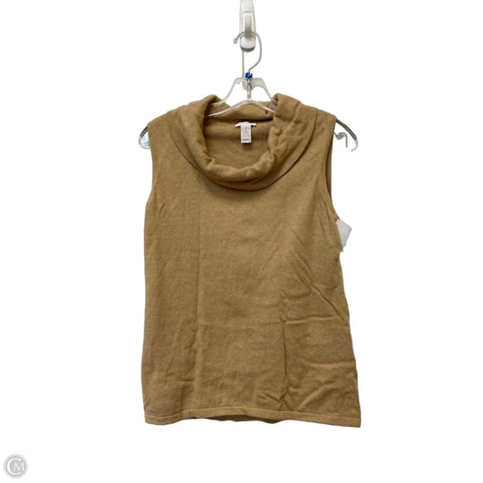 Top Sleeveless By Chicos In Brown, Size: L