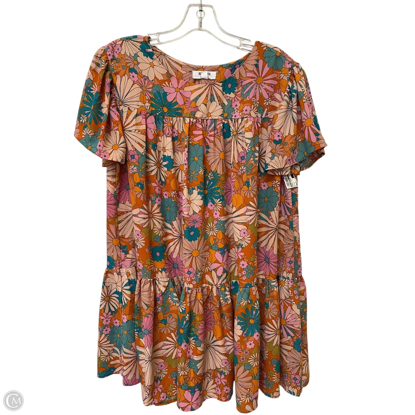 Dress Casual Short By Bb Dakota In Floral Print, Size: S