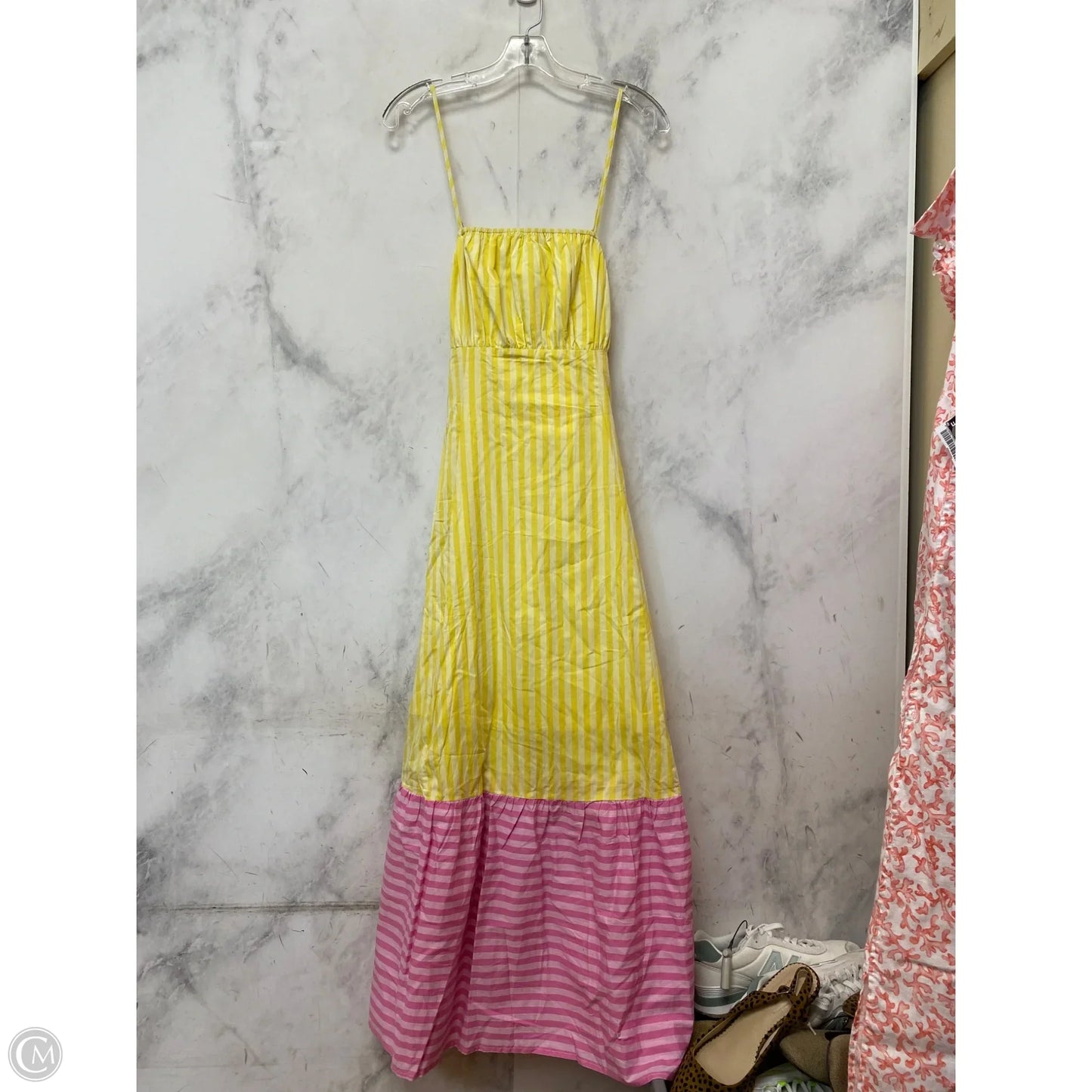 Dress Casual Maxi By Entro In Striped Pattern, Size: L