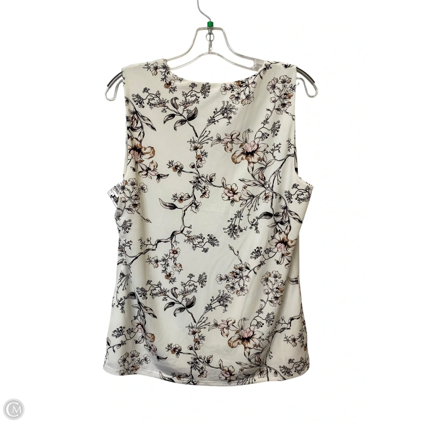 Top Sleeveless By White House Black Market In Cream, Size: L