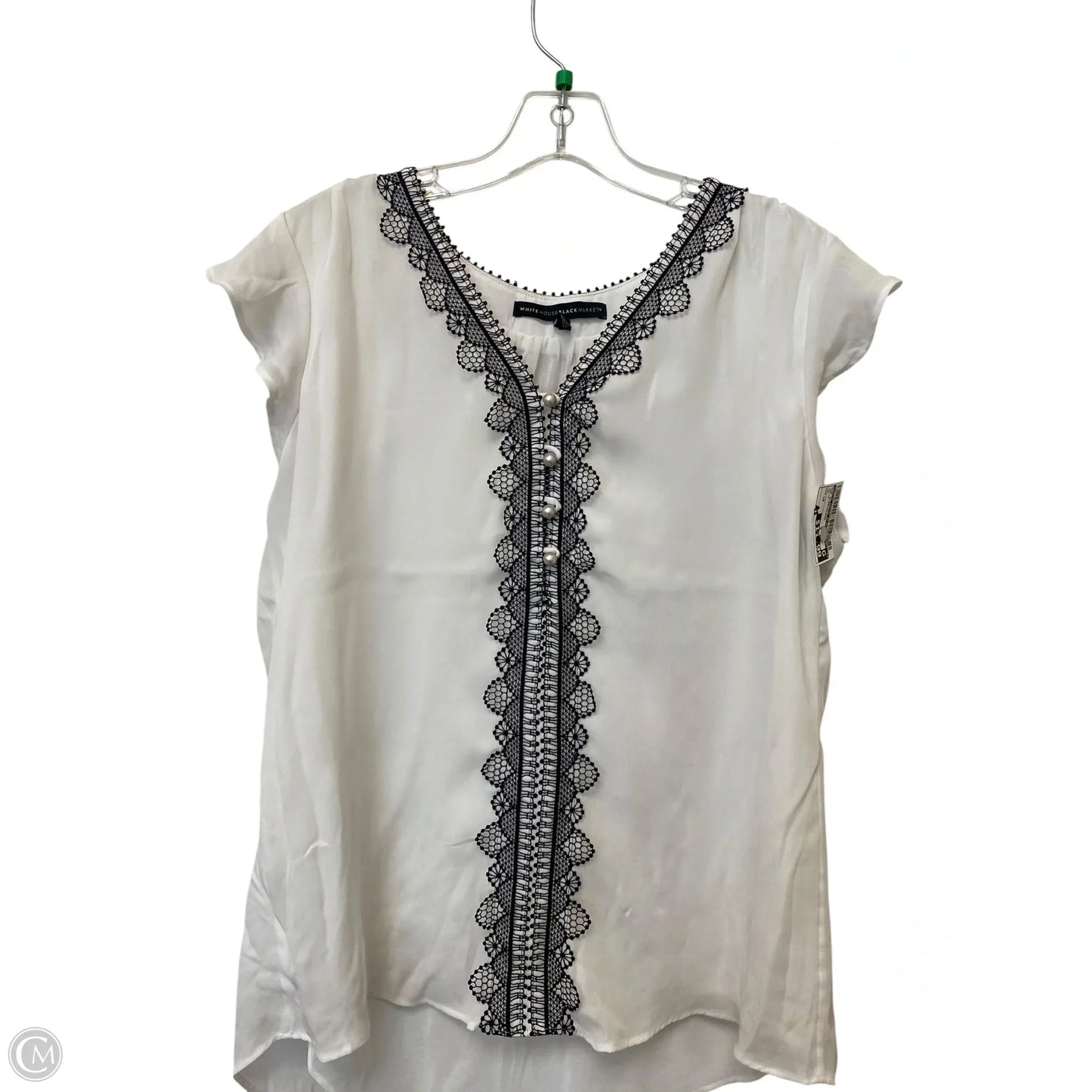 Top Sleeveless By White House Black Market In White, Size: 10