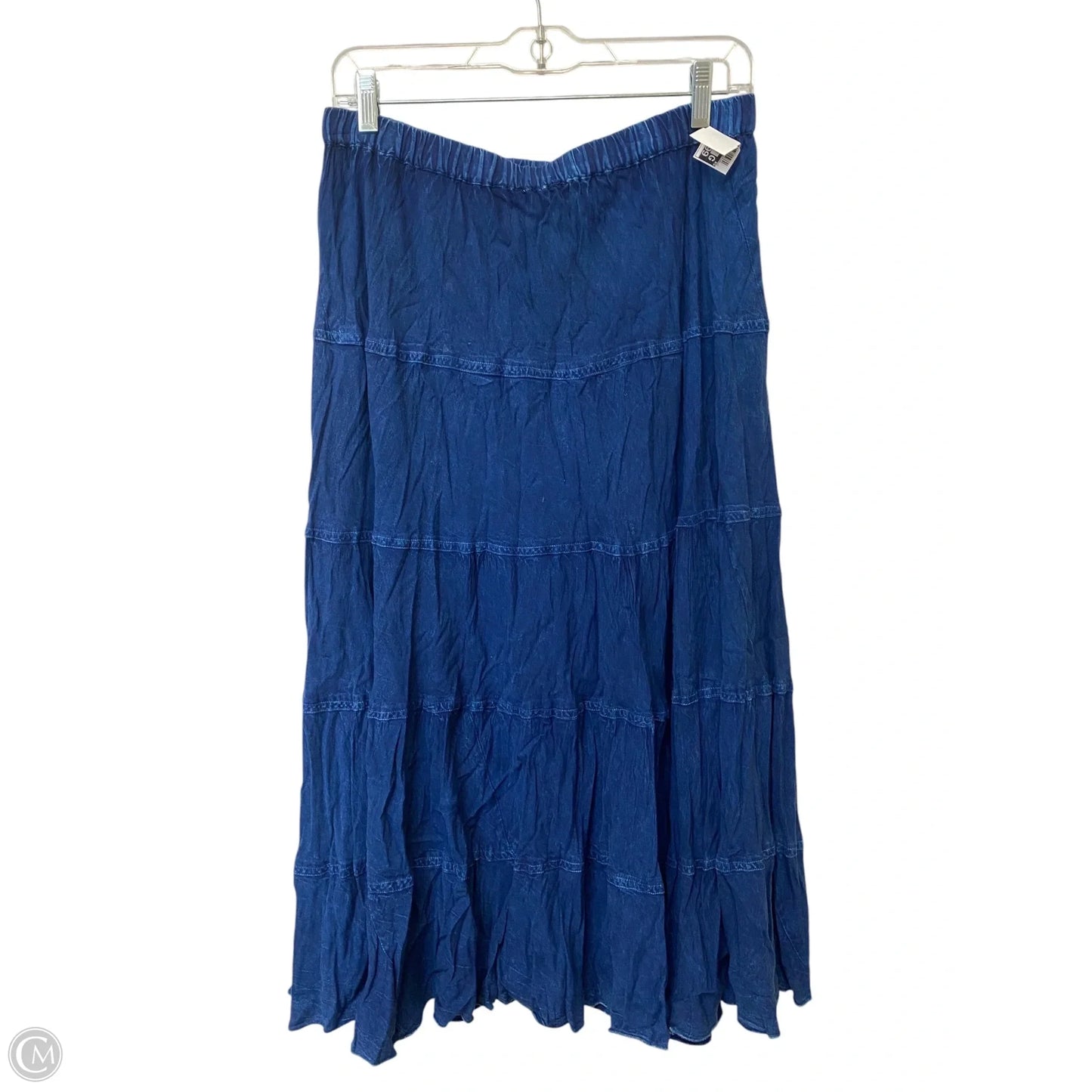 Skirt Maxi By Studio West In Blue, Size: S