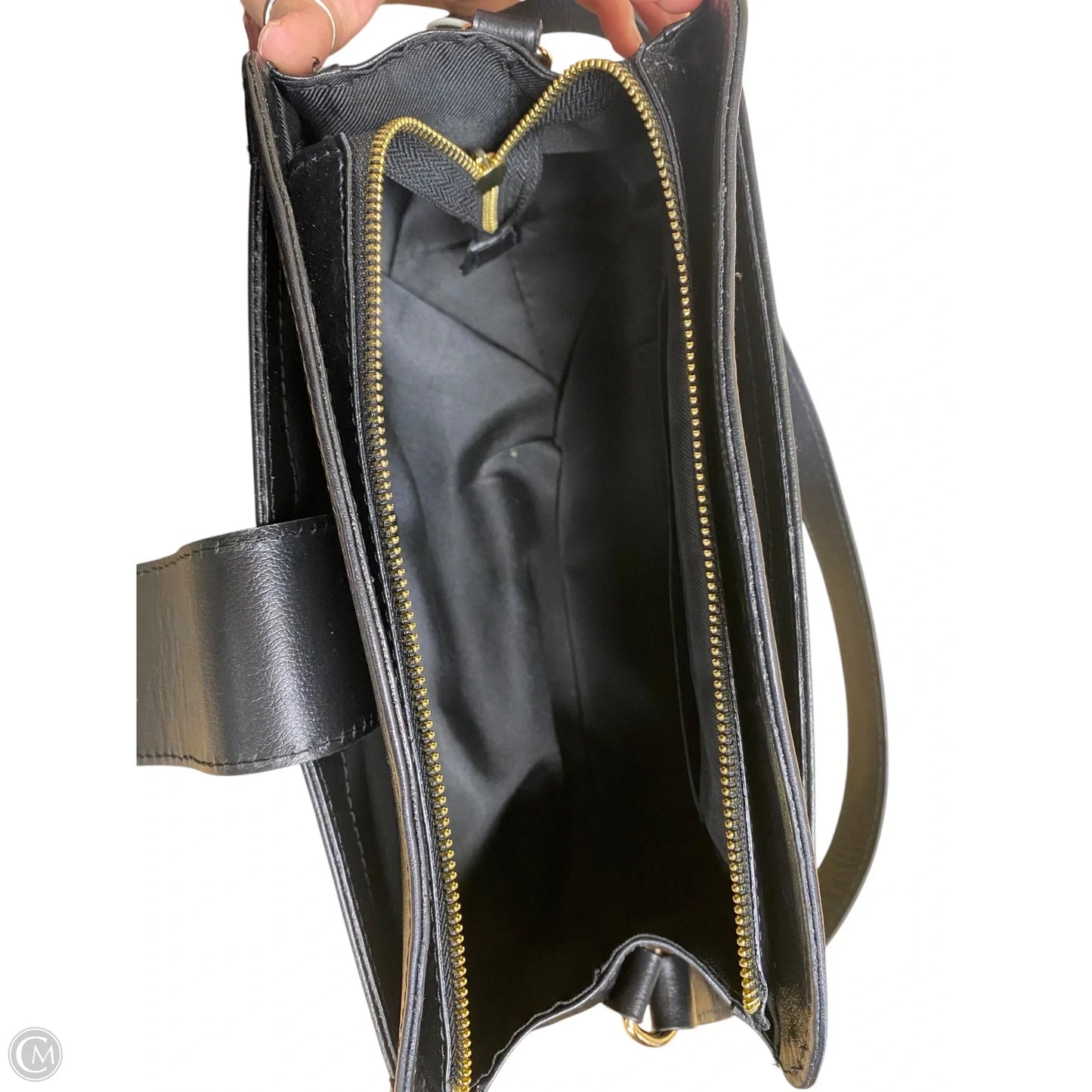 Handbag Leather By Clothes Mentor, Size: Medium