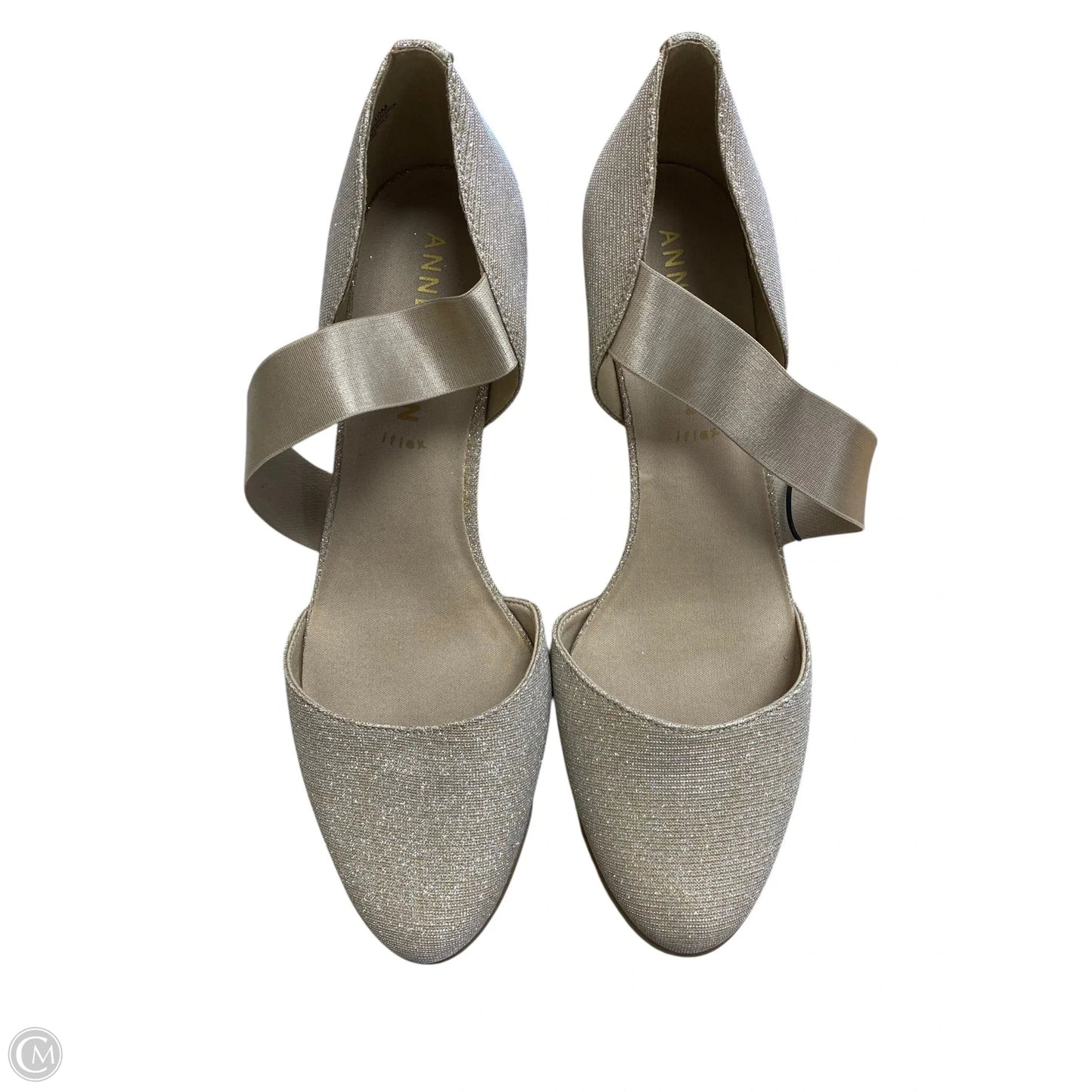 Shoes Heels Wedge By Franco Sarto In Gold, Size: 10