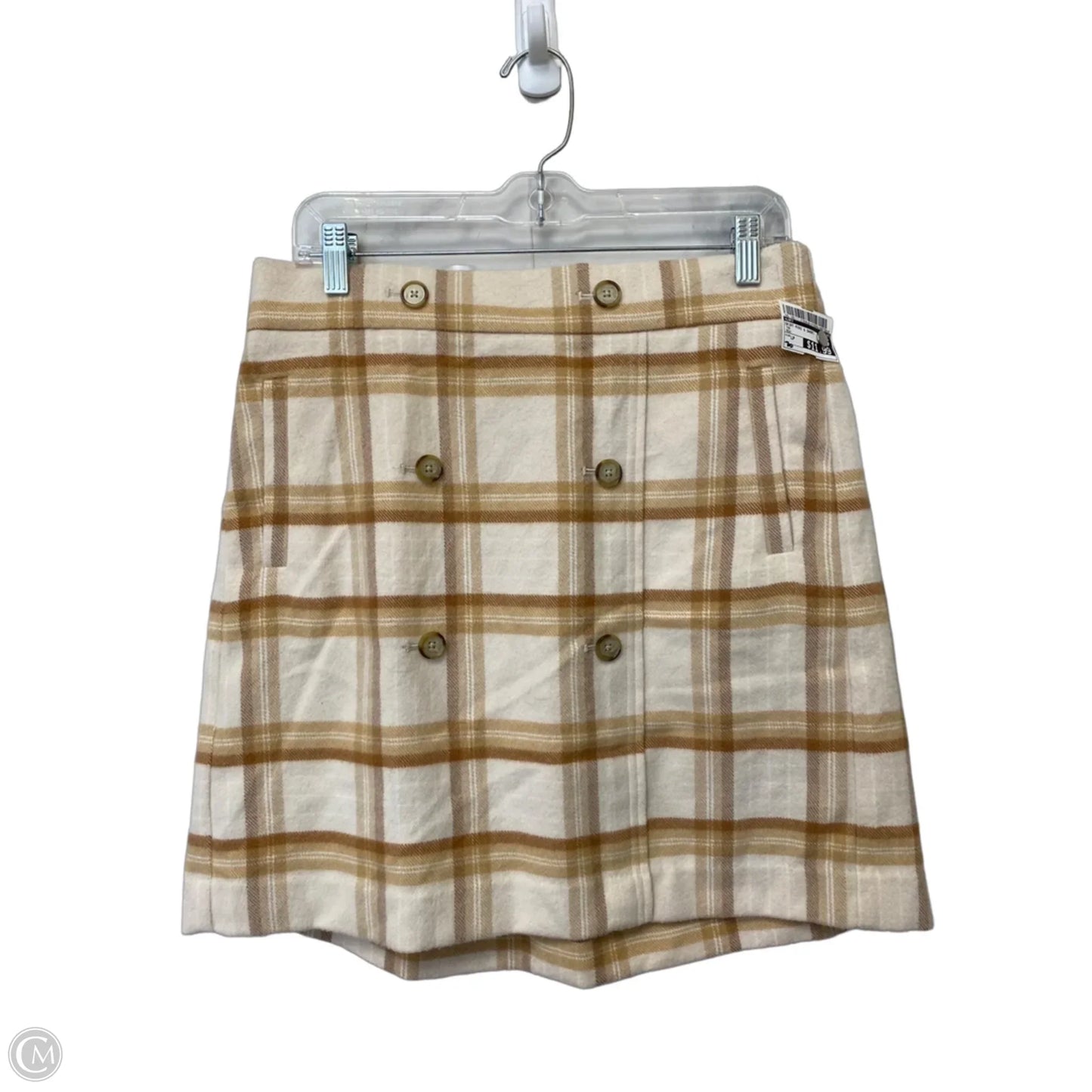 Skirt Mini & Short By Loft In Tan, Size: Lp