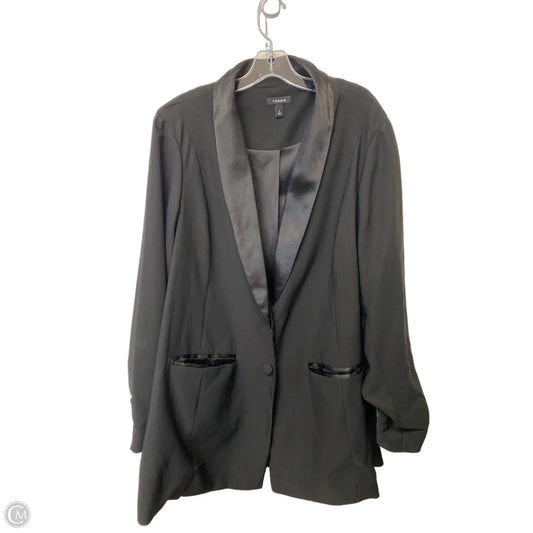 Blazer By Torrid In Black, Size: 4x