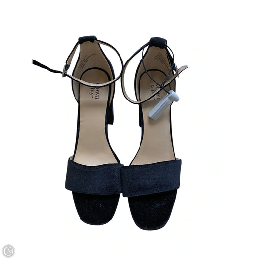 Shoes Heels Block By Crown And Ivy In Black, Size: 9.5