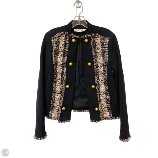 Blazer Designer By Tory Burch In Black, Size: S