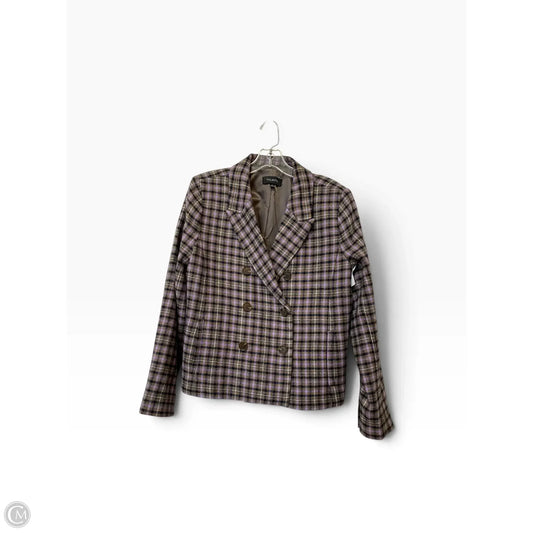 Blazer By Talbots In Plaid Pattern, Size: 10
