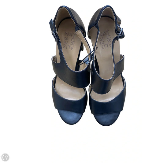 Sandals Heels Block By Naturalizer In Black, Size: 8.5