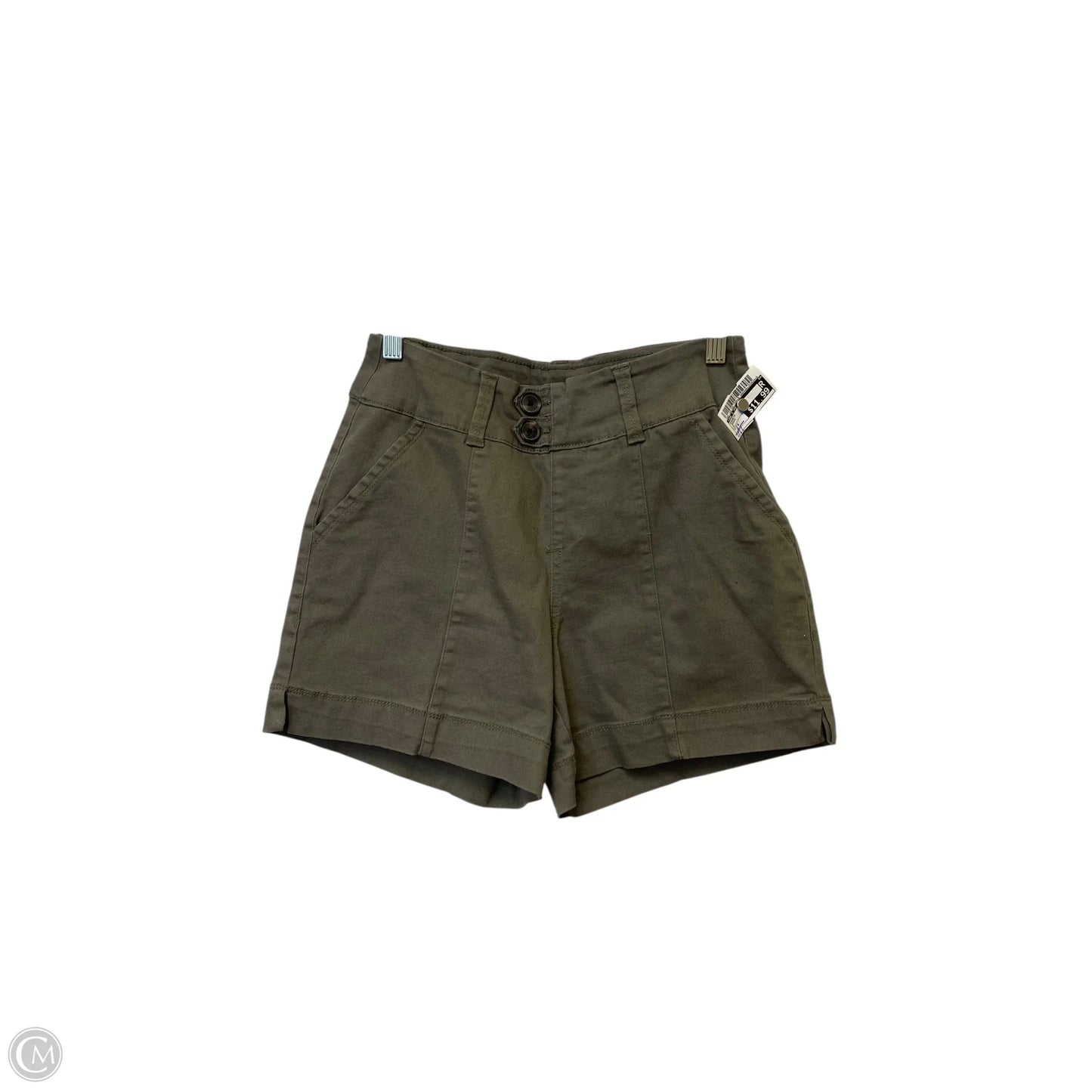 Shorts By One 5 One In Green, Size: S