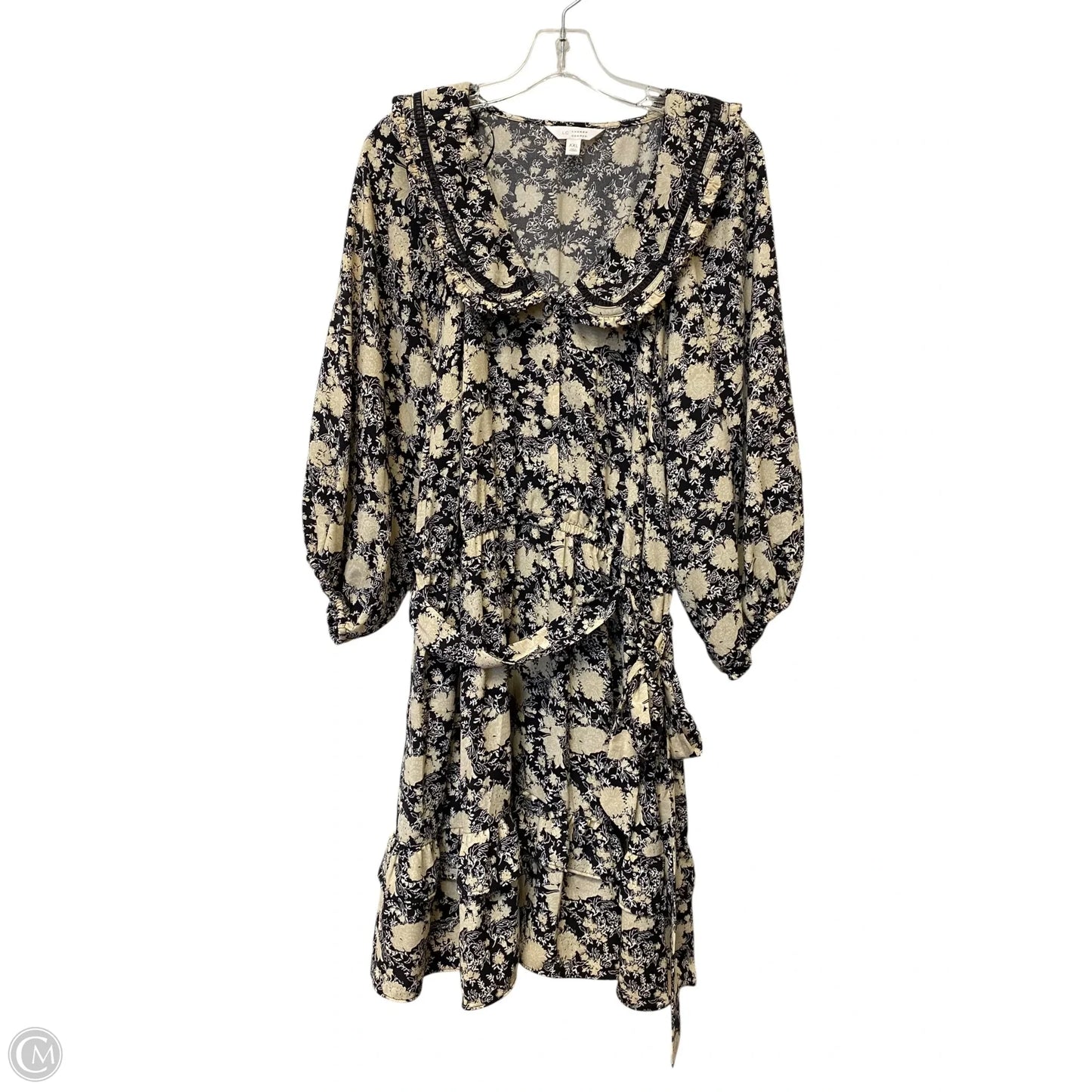 Dress Party Short By Lc Lauren Conrad In Black & Cream, Size: Xxl